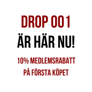 DROP 001 är här – få 10% rabatt på ditt första köp hos Boom Bap Spot.