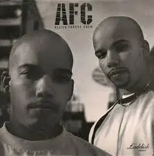 Albumomslag till Laddish EP med den svenska hiphop-duon AFC (Allied Forces Crew).