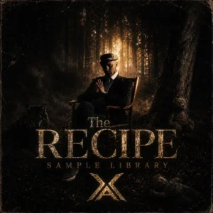 Viktor Ax – The Recipe Sample Library artwork för trap och hiphop sample pack