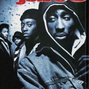 Klassisk Juice filmaffisch i storleken 40x60 cm med Tupac Shakur och skådespelarna.