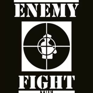 Klassisk Fight the Power poster i storleken 61x91.5 cm med Public Enemy logotypen.