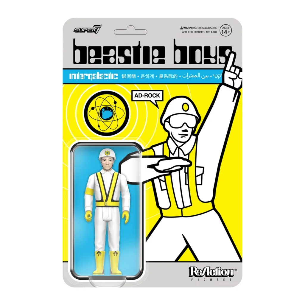 Beastie Boys Ad-Rock ReAction Figure Wave 4 Intergalactic förpackning framsida - Boom Bap Spot