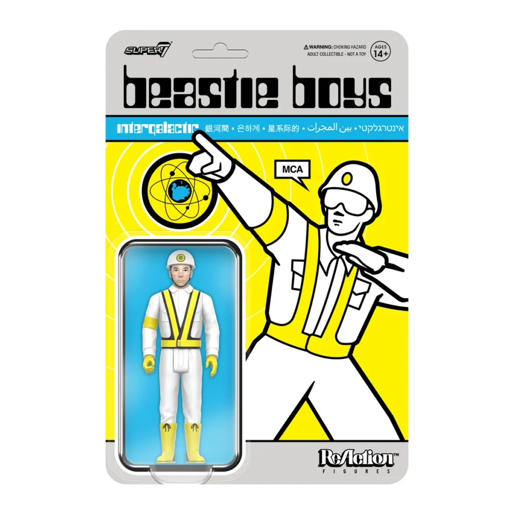 Beastie Boys MCA ReAction Figure Wave 4 Intergalactic förpackning framsida - Boom Bap Spot