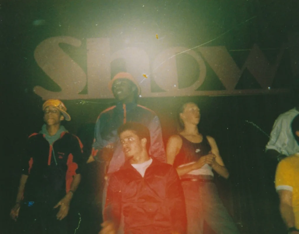 Up on stage before performance at Fryshuset at Hip Hop Jam 2 Def Days of Hip Hop